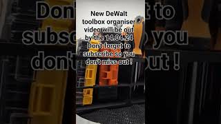 New diy DeWalt toolbox organiser #tools #dewalt #viral