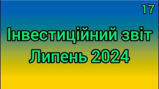 Інвестиційний звіт №17 Липень 2024 Дамп по Bitcoin(BTC)