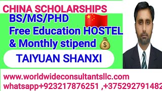 Scholarships  in china