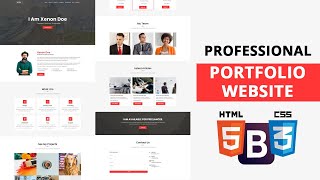 How To Create A Personal Portfolio Website Using HTML, CSS & Bootstrap 5