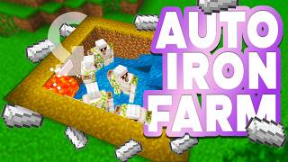 EASIEST IRON FARM 1.21 MINECRAFT BEDROCK || MCPE, PS4, Xbox, Switch, Windows 10 ||