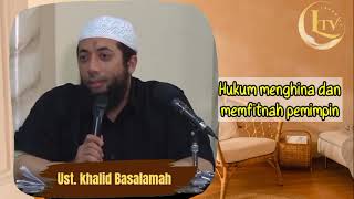 hukum menghina dan menfitnah pemimpin