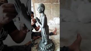 Hare krishna #youtubeshorts #sculpture #clay# Sree Chaytanaya