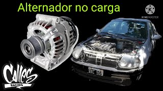 Alternador no carga. Solucion. Clio k4m #callesracing. Episodio 11