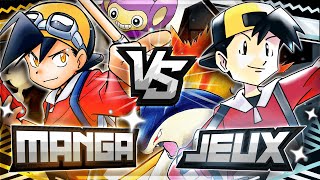 21 DIFFÉRENCES entre les MANGAS et JEUX ?! 🌞🌚 (Pokémon or et argent)