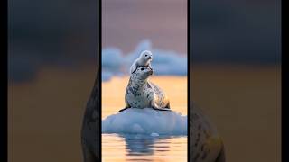 Heartwarming! 💖 Ocean's Guardian: Sea Lion Mom's Love Shields Her Pup from the Depths! 🌊🦭💞