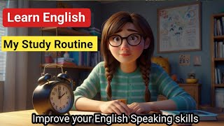 English listening practice | Study routine || Listen and practice | improve your English Skills.