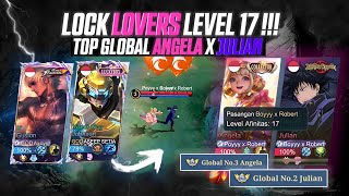 Lock Lovers Level 17 !! Top Global Julian & Angela 🔥