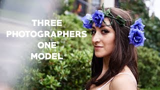 3 PHOTOGRAPHERS SHOOT THE SAME MODEL - The Ultimate Portrait Challenge