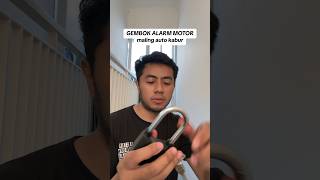 Gembok alarm motor anti maling, gembok cakram motor ini wajib di beli biar motor aman