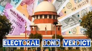 Supreme Court's Landmark Verdict on Electoral Bonds Unveiled! #supremecourtlive #electoralbonds