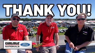 Carlisle Ford Nationals 2022 - Thank you from Lance Miller, Bill Miller, and Ken Appell