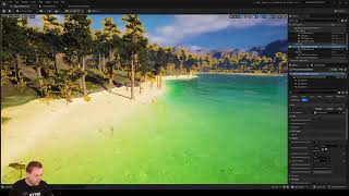 PCG Forest - Physical Material Filter debugging - Example of Sand Output | GamesByHyper