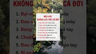 Mẹo hay không lưu tiếc cả đời #suckhoe #doisong #baihoccuocsong #xuhuong #reels