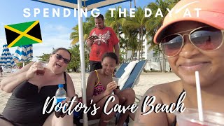 Spending the day at Doctor's Cave Beach | Family Trip to Jamaica 🇯🇲