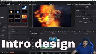 davinci resolve تصميم انترو باستخدام برنامج