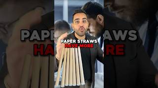 PAPER STRAWS are DANGEROUS! #shorts