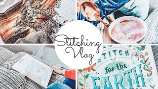 Flosstube #16: Weekly Stitching Vlog - wips, new camera, a little haul and life shenanigans