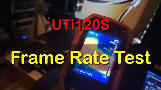 Frame rate simple test of thermal imager UTi120S