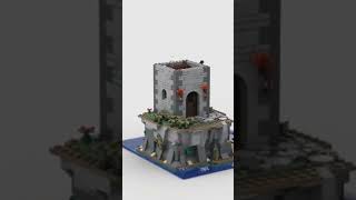 Medieval island tower Lego MOC