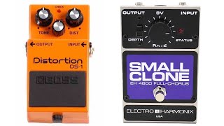 Boss Distortion DS-1 or the Electro-Harmonix Small Clone (Which Comes First?)