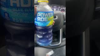 Powerade Sour Blue Razz Flavor ￼#shorts #tastetest #powerade #review #foodreview