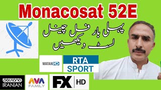 Monacosat Satellite @52E Full Channel List 10-08-2021.