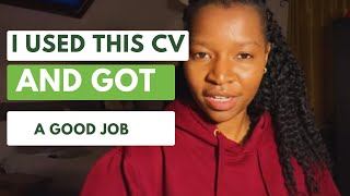 How to write a cv for internship||placement|international student