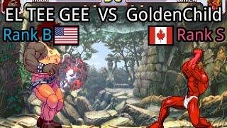 Street Fighter III: 3rd Strike: EL TEE GEE (US, Rank B)  vs GoldenChild (CA, Rank S)