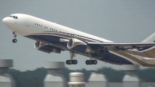 Private Boeing 767 Heavy Take Off