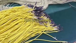 Micro coax cable assembly for kinds of applications