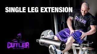 Single Leg Extension - Cutler Nutrition