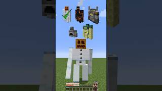 Minecraft Every Iron Golem VS Laser 💀 #shorts #meme #minecraft#shots #youtubeshorts