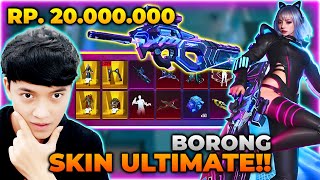 NEKAT GACHA SKIN ULTIMATE P90 SENILAI RP 20.000.000 ?! BAGUS BANGET JADI SENJATA ROBOT - PUBG MOBILE