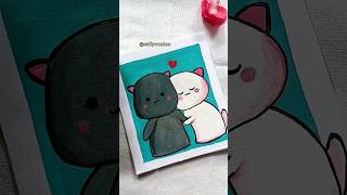 Cute Cartoon Painting🧸|Peach&Goma Painting|#shorts #youtube #art #shortvideo#satisfying #viralvideo