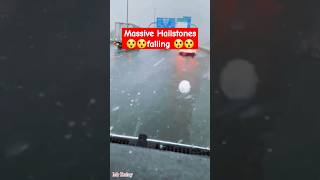 drive safely in hailstones | hailstorm | Dubai | weather