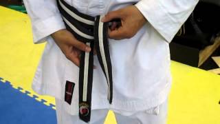 How to tie a belt