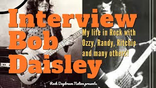 Bob Daisley interview-  My life in Rock with Ozzy, Randy, Ritchie and Others!