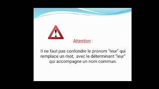 Les adjectifs possessifs , cours , exercices, corrigés