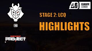 [HIGHLIGHTS] G2 Esports vs Project X | LCQ | Europe League 2024 Stage 2