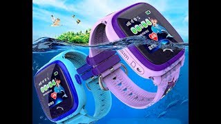 Водонепроницаемые детские умные GPS часы-телефон Wonlex Smart Baby Watch GW400S (DF25, W9)