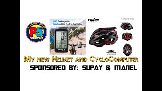 SPYDER RADON ROAD HELMET// LIXADA CYCLO COMPUTER// Thank you sa SPONSORS ko, Love You!