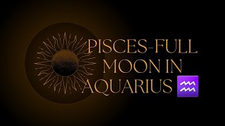 PISCES ♓️ FULL MOON HOROSCOPE - Embrace the 💙 Shadows