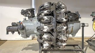 Old RADIAL ENGINES Cold Starting Up and Loud Sound 3