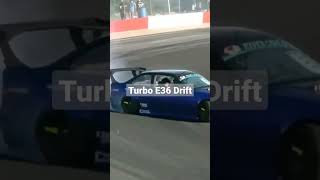 Turbo BMW E36 Shredding Tires Drifting