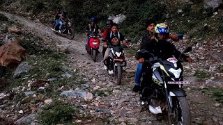 We Are Riding in a Place Full of Natural Beauty/ छिम्केश्वरी मन्दिर तनहुँ