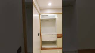 bedroom design Idea's || bedroom bedback design || hidden wardrobe drawer || bedroom lighting idea||