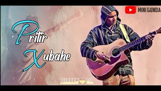 ¦ Pritir Xubahe Zubeen Garg ¦ New Assamese Lyrical video 2019 by Mini Gunda🔥🔥🔥