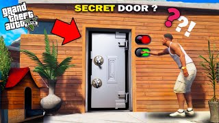 FRANKLIN FOUND SECRET BASE INSIDE FRANKLIN HOUSE DOOR IN GTA 5 | GTA 5 MODS