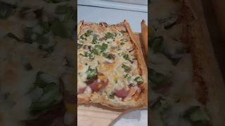 خلاقیت برای درست کردن پیتزا😉#pizza